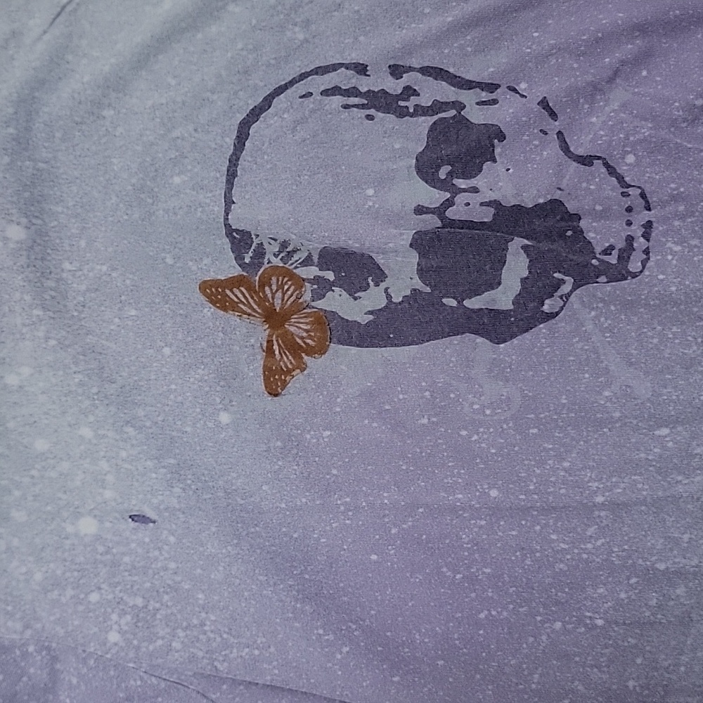 Fender purple splatter skull tee - Picture 4 of 9